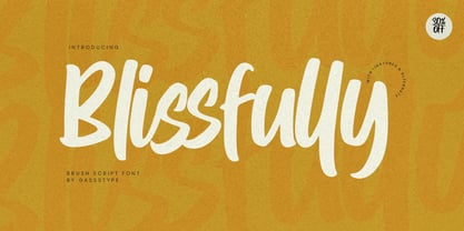 Blissfully Font Poster 2