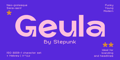 Geula Font Poster 1