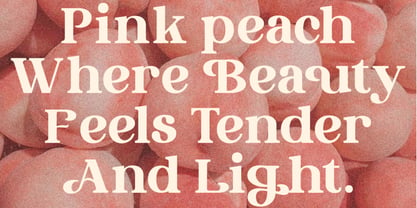 Peaching Font Poster 7