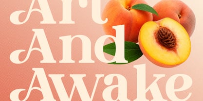 Peaching Font Poster 4