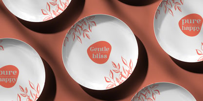 Peaching Font Poster 9