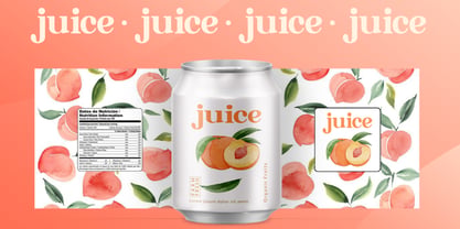 Peaching Font Poster 8