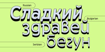 Neopol Print Font Poster 4