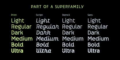 Neopol Print Font Poster 11