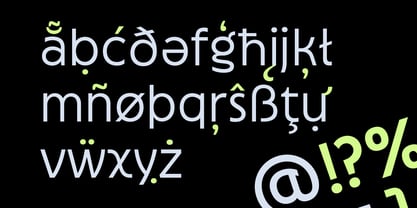 Neopol Print Font Poster 12