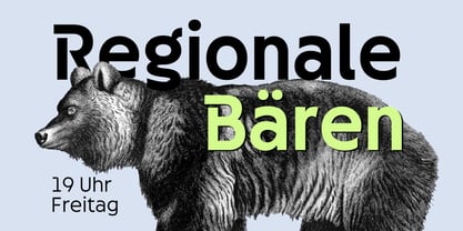 Neopol Print Font Poster 2