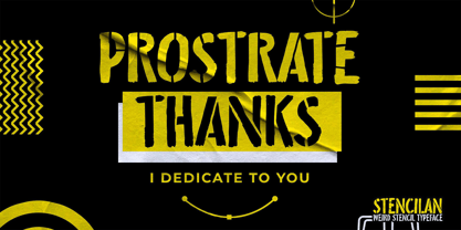 Stencilan Font Poster 9