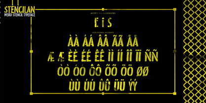 Stencilan Font Poster 8
