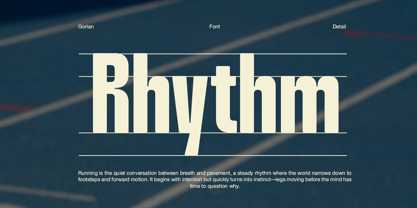 Gorian Font Poster 8