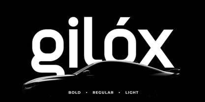 Gilox Font Poster 1