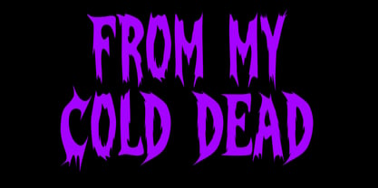 Demons Forgeds Font Poster 5
