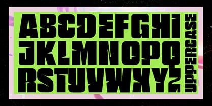 Ravedo Compressed Font Poster 11