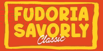 Chubsy Snack Font Poster 5