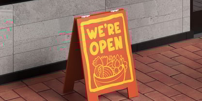 Chubsy Snack Font Poster 9