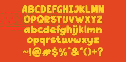 Chubsy Snack Font Poster 11
