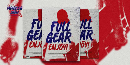 Monolog Show Font Poster 5