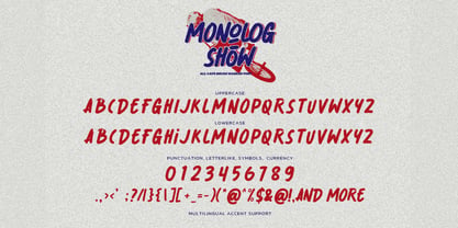 Monolog Show Font Poster 7