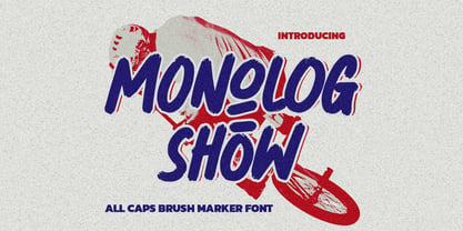 Monolog Show Font Poster 1