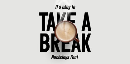 Mockclays Font Poster 7