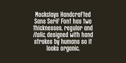 Mockclays Font Poster 14