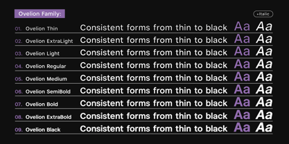 Ovelion Font Poster 5