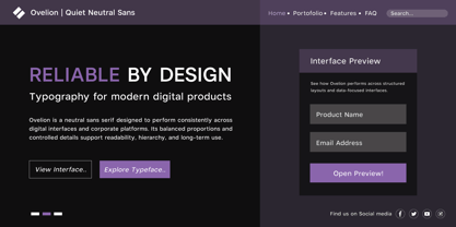 Ovelion Font Poster 9