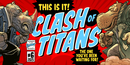 Clash Of Titans Font Poster 1
