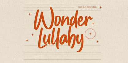 Wonder Lullaby Font Poster 1
