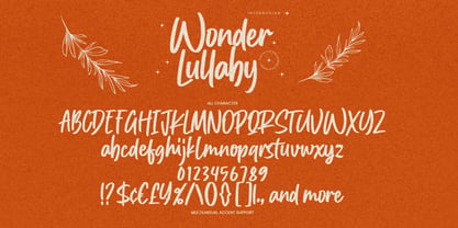 Wonder Lullaby Font Poster 7