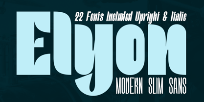 Elyon Font Poster 1