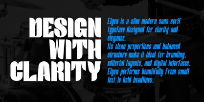 Elyon Font Poster 2