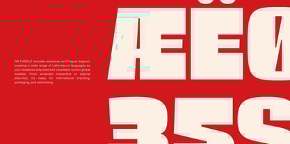 GR Candle Font Poster 4