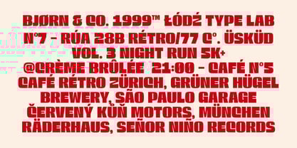 GR Candle Font Poster 9