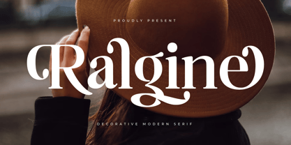 Ralgine Font Poster 1