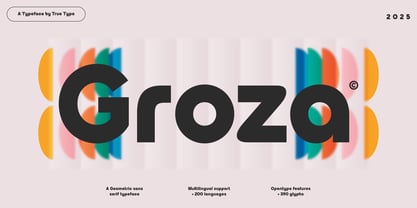 TRT Groza Font Poster 1