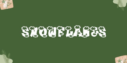 Plump Christmas Font Poster 8