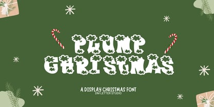 Plump Christmas Font Poster 1