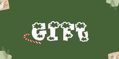 Plump Christmas Font Poster 3
