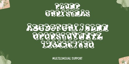 Plump Christmas Font Poster 9