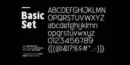 Bereh Rounded Font Poster 4
