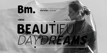 Bereh Rounded Font Poster 10