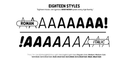 Bereh Rounded Font Poster 7