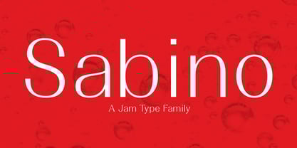 Sabino Font Poster 1