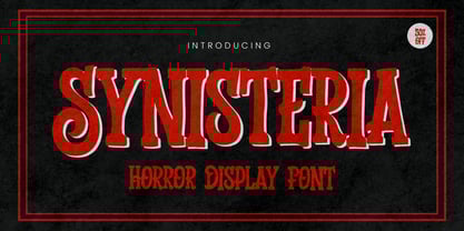 Synisteria Font Poster 2