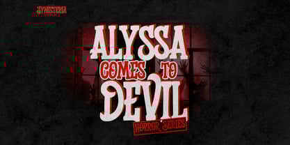 Synisteria Font Poster 4