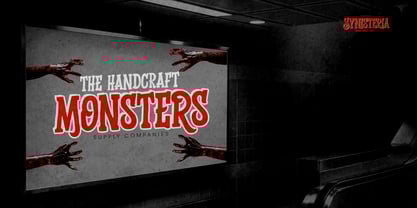 Synisteria Font Poster 6