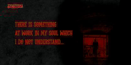 Synisteria Font Poster 5