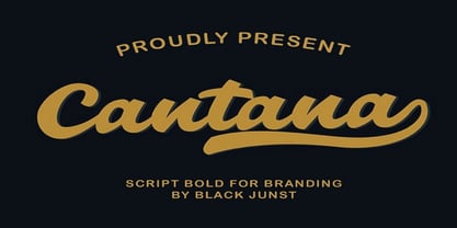 Cantana Font Poster 1