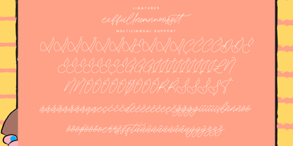 Soft Petals Font Poster 15