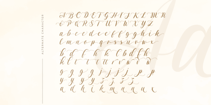 Wedding Shape Font Poster 10